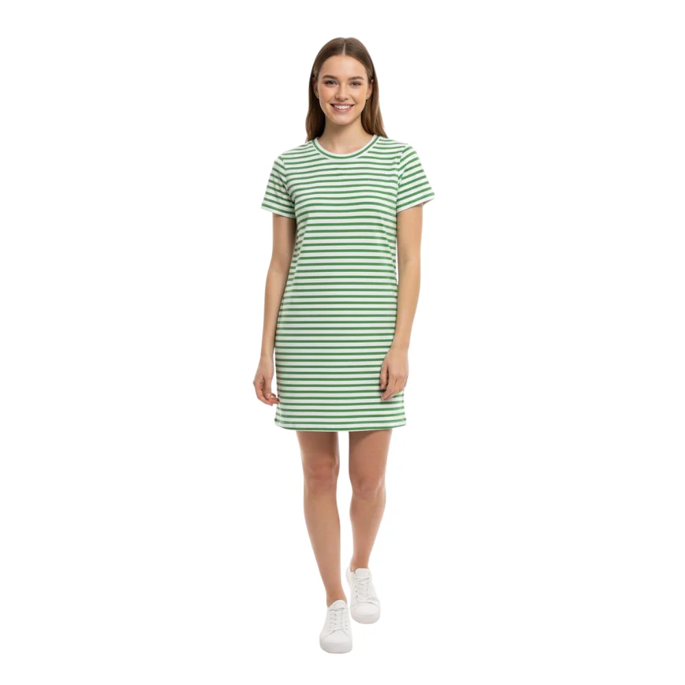 Cotton Beach Striped Dress