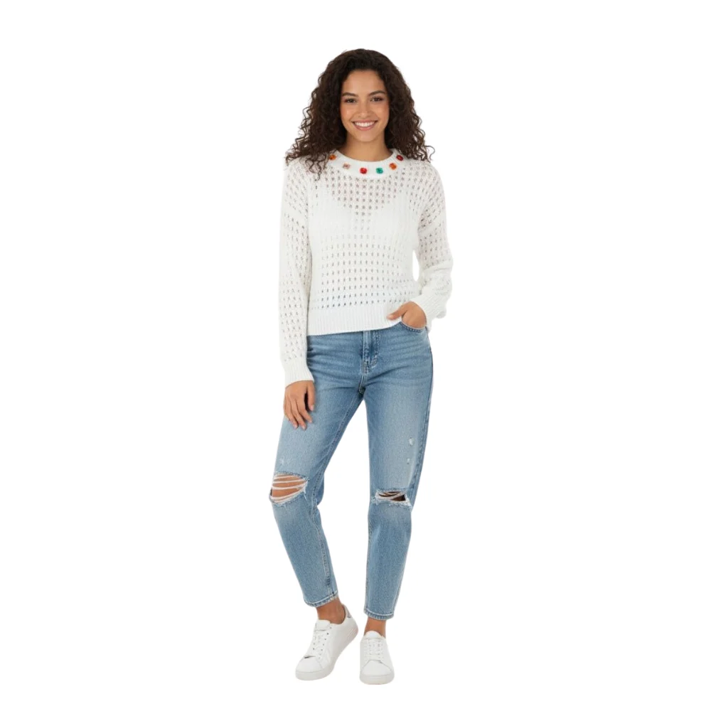 Women's knitted Winter Sweater - Image 6