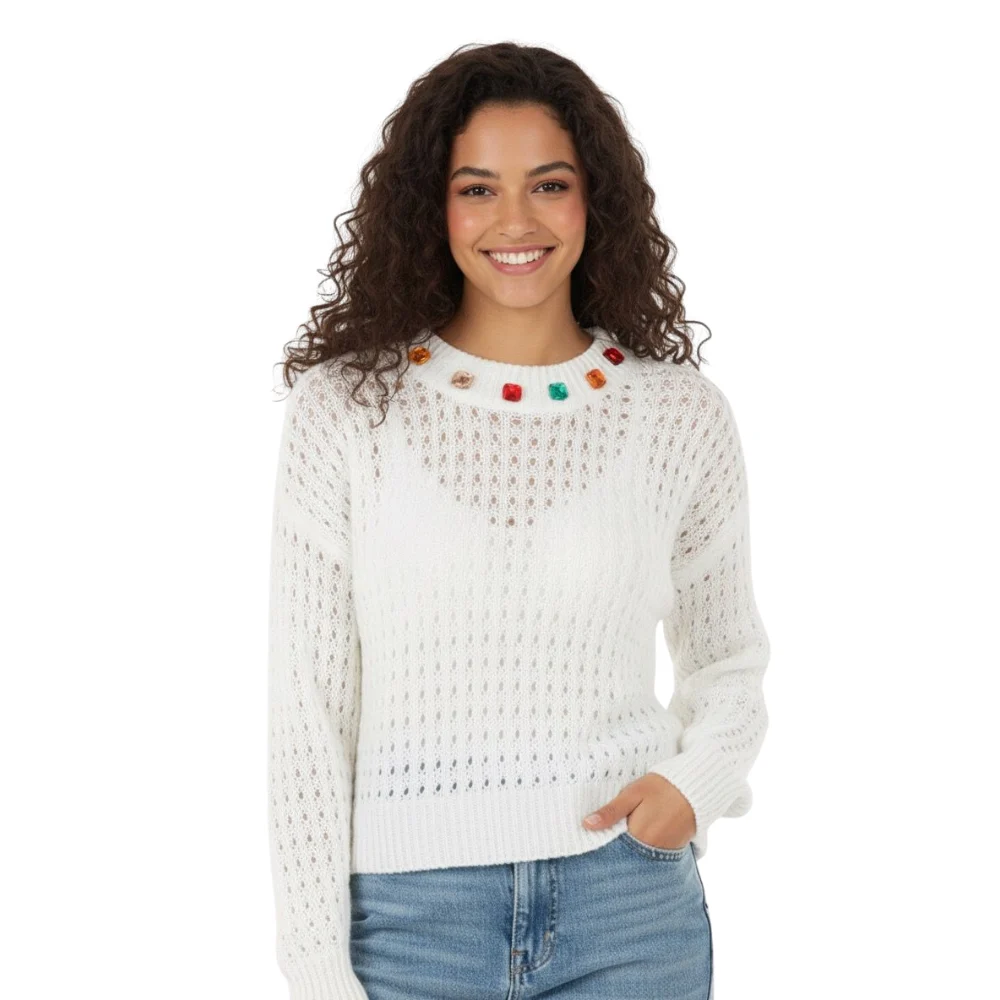 Women's knitted Winter Sweater - Image 3