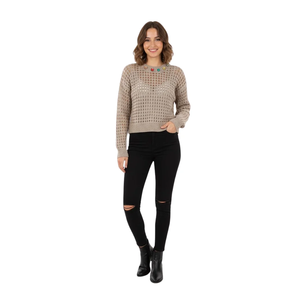 Women's knitted Winter Sweater - Image 5