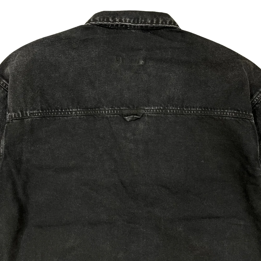 Denim washed Buttoned oversized Shirt jacket - Image 5