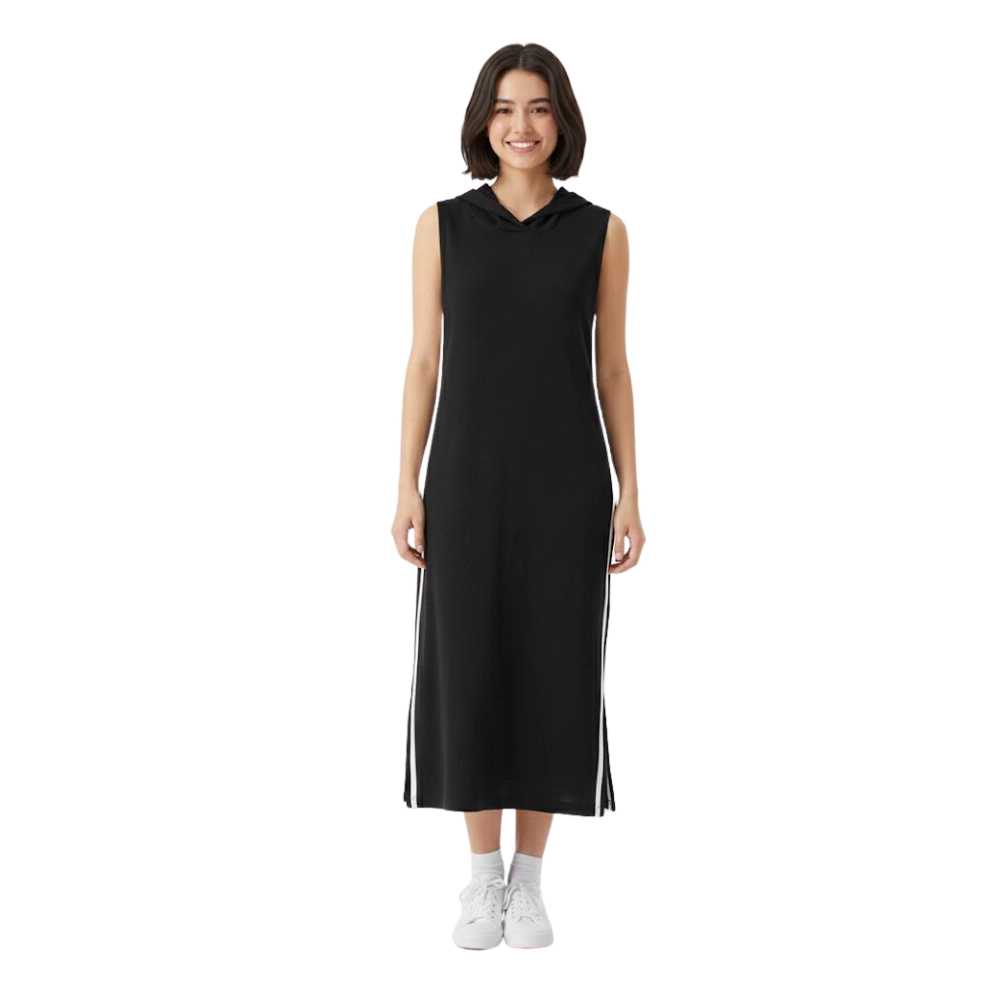 Heavy Causal Side-Striped Dress