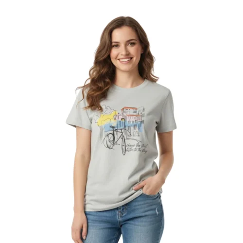 Women's Mavi Printed T-Shirt