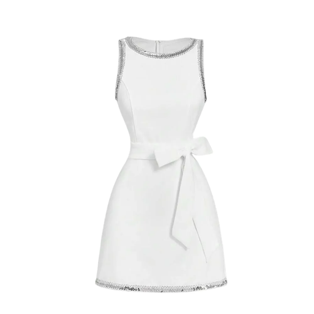 Shein Sleeveless Bow Dress