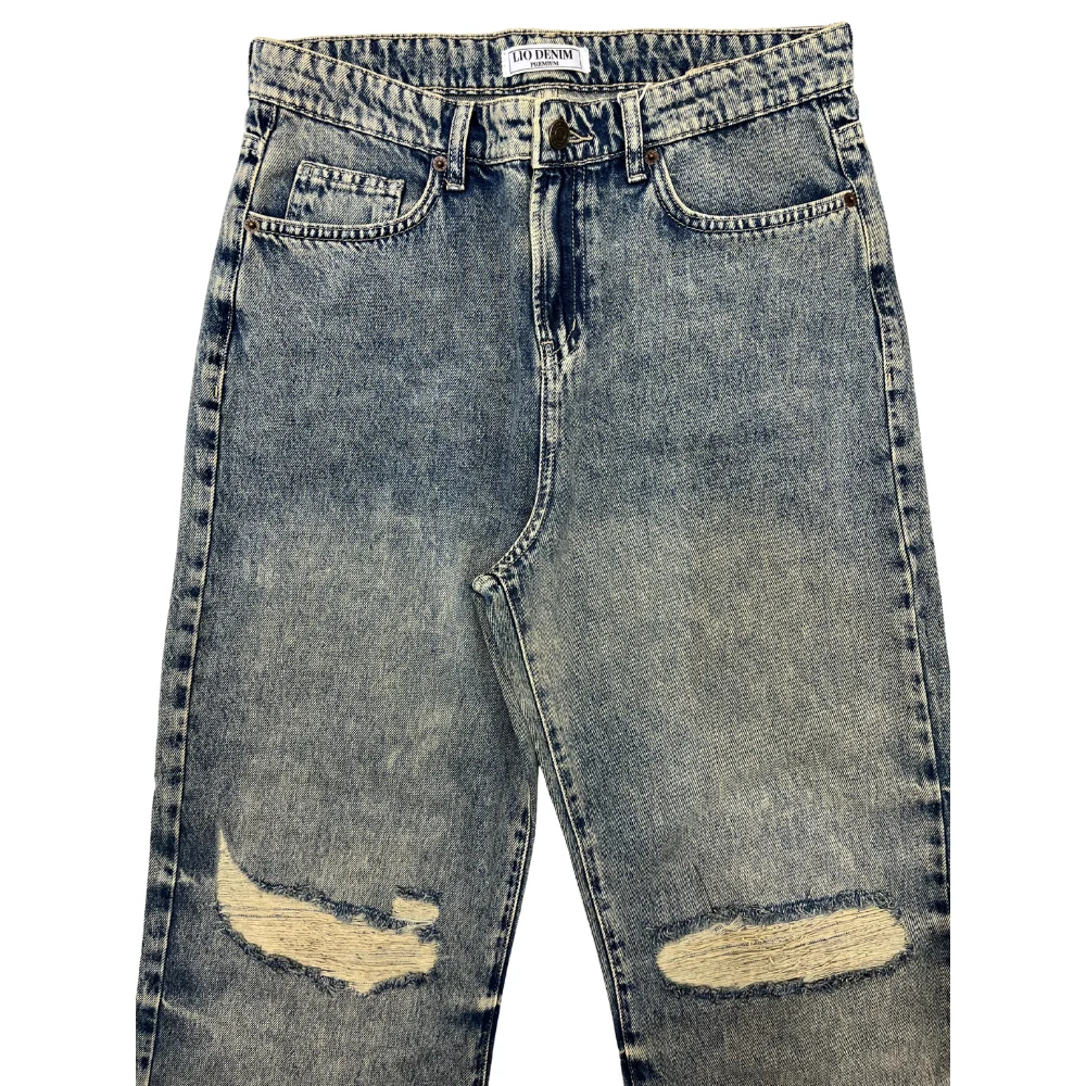 Cutting Straight-Fit jeans - Image 4