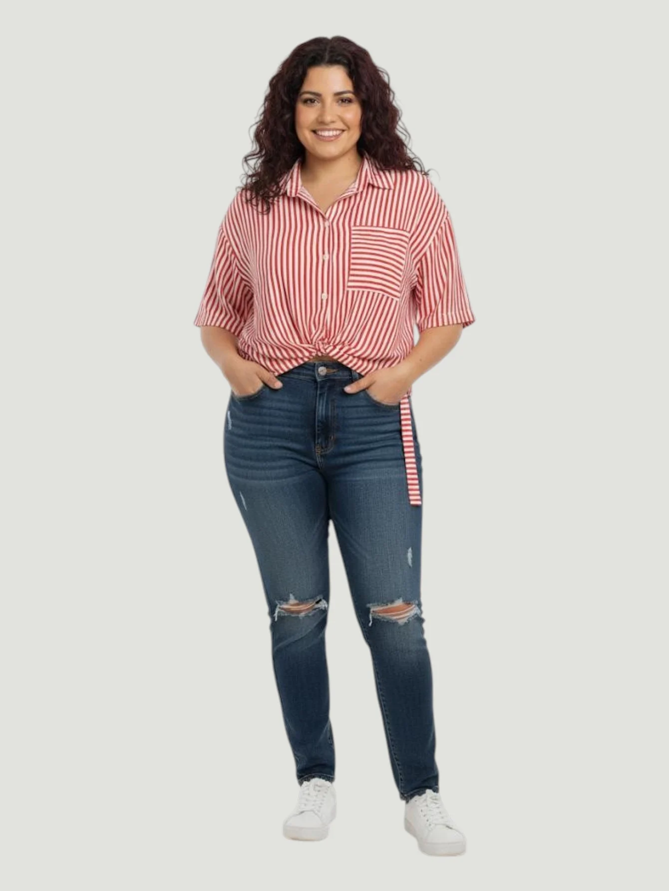 Women's Buttoned Shirt Blouse