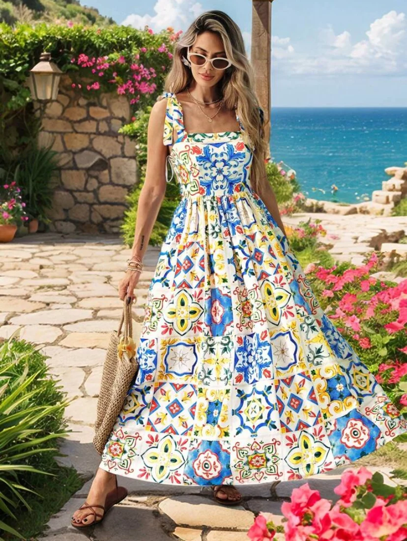 Shein Long Summer Dress - Image 6