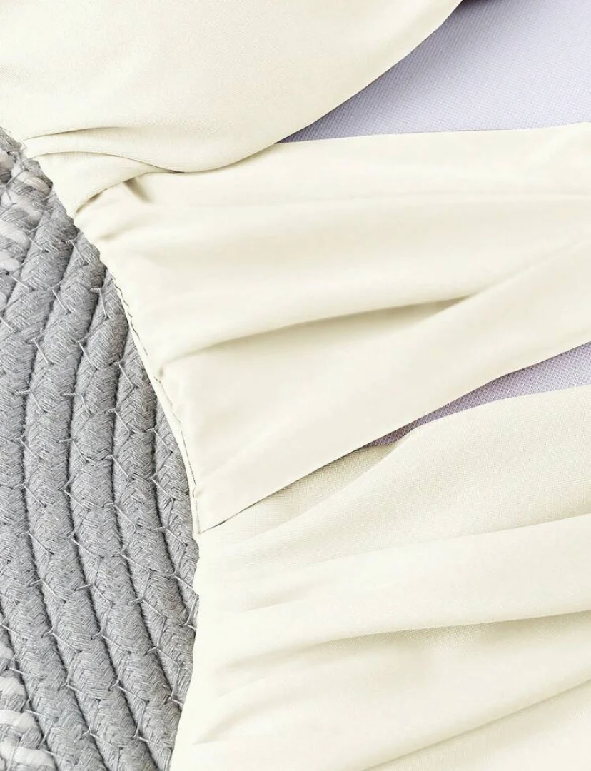 Shein One-Piece Shiny Metal Swimwear - Image 5