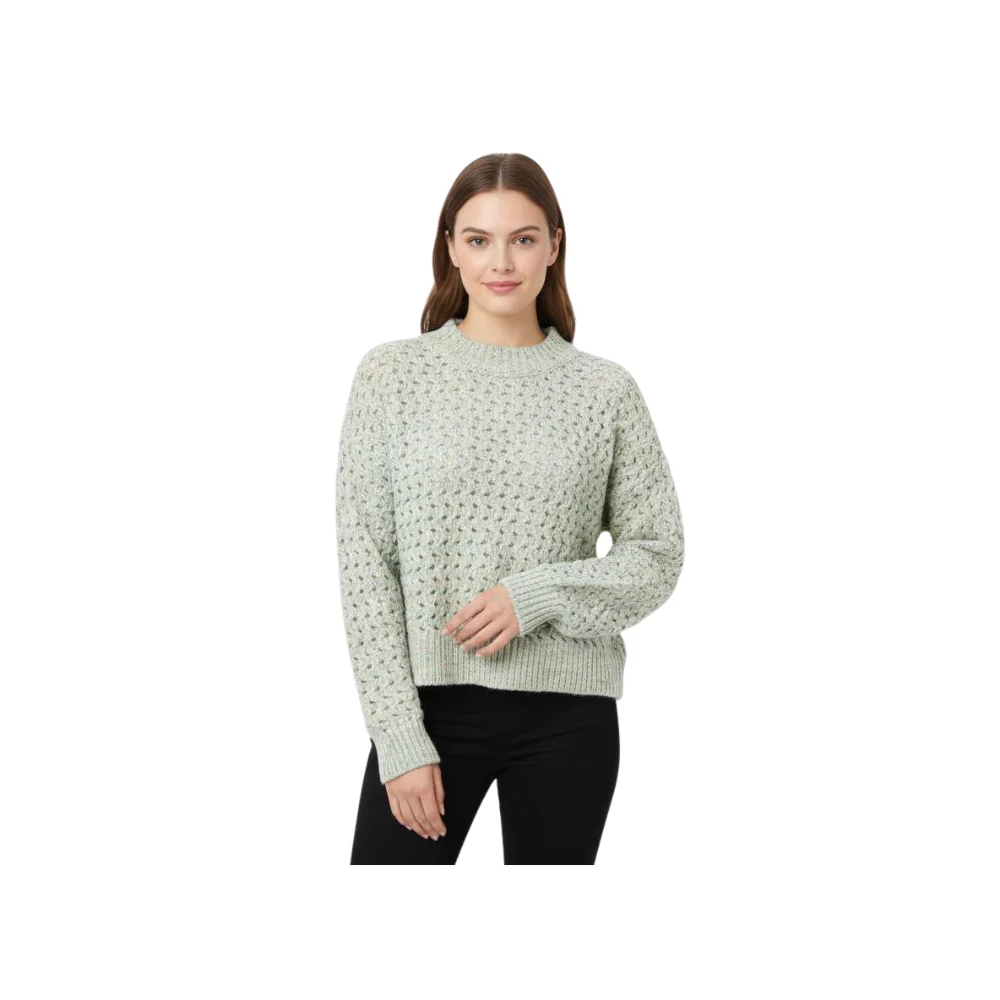 Wool Knit Cropped Sweater - Image 5