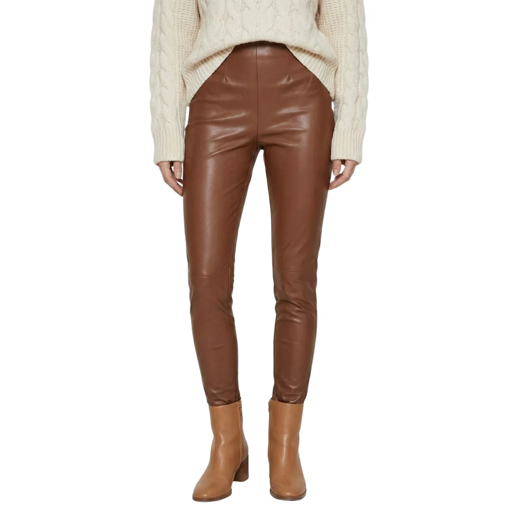 Skinny Warm Leather Pants
