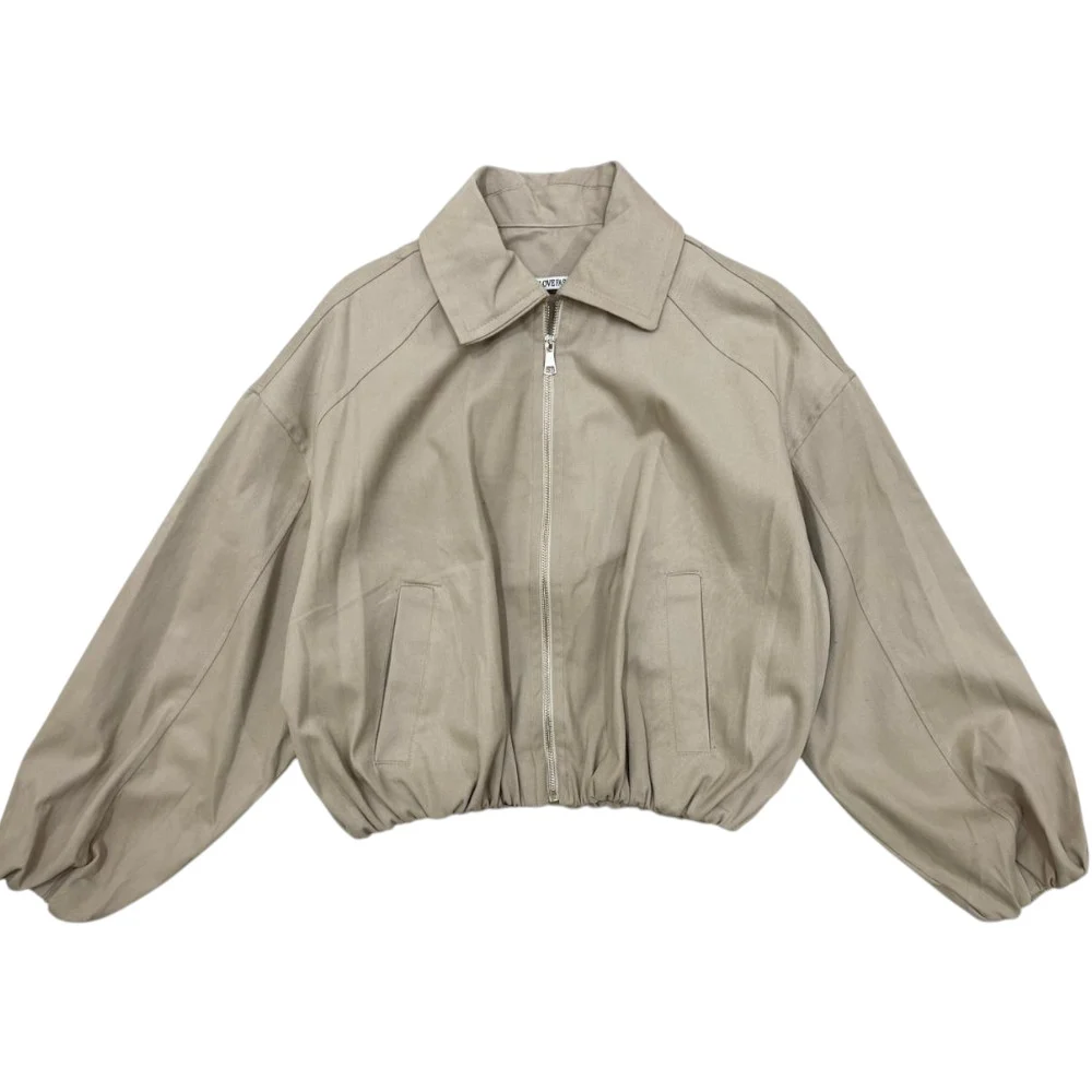 Cropped Heavy Jacket - Image 6