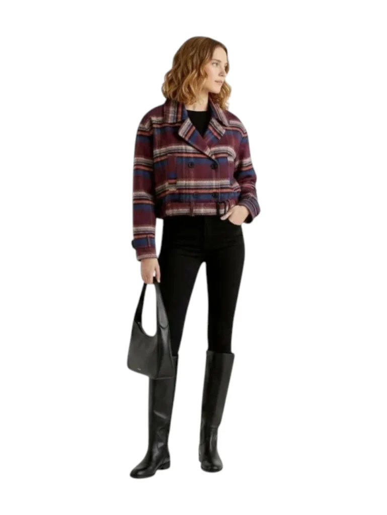 Wool Heavy Belted Jacket