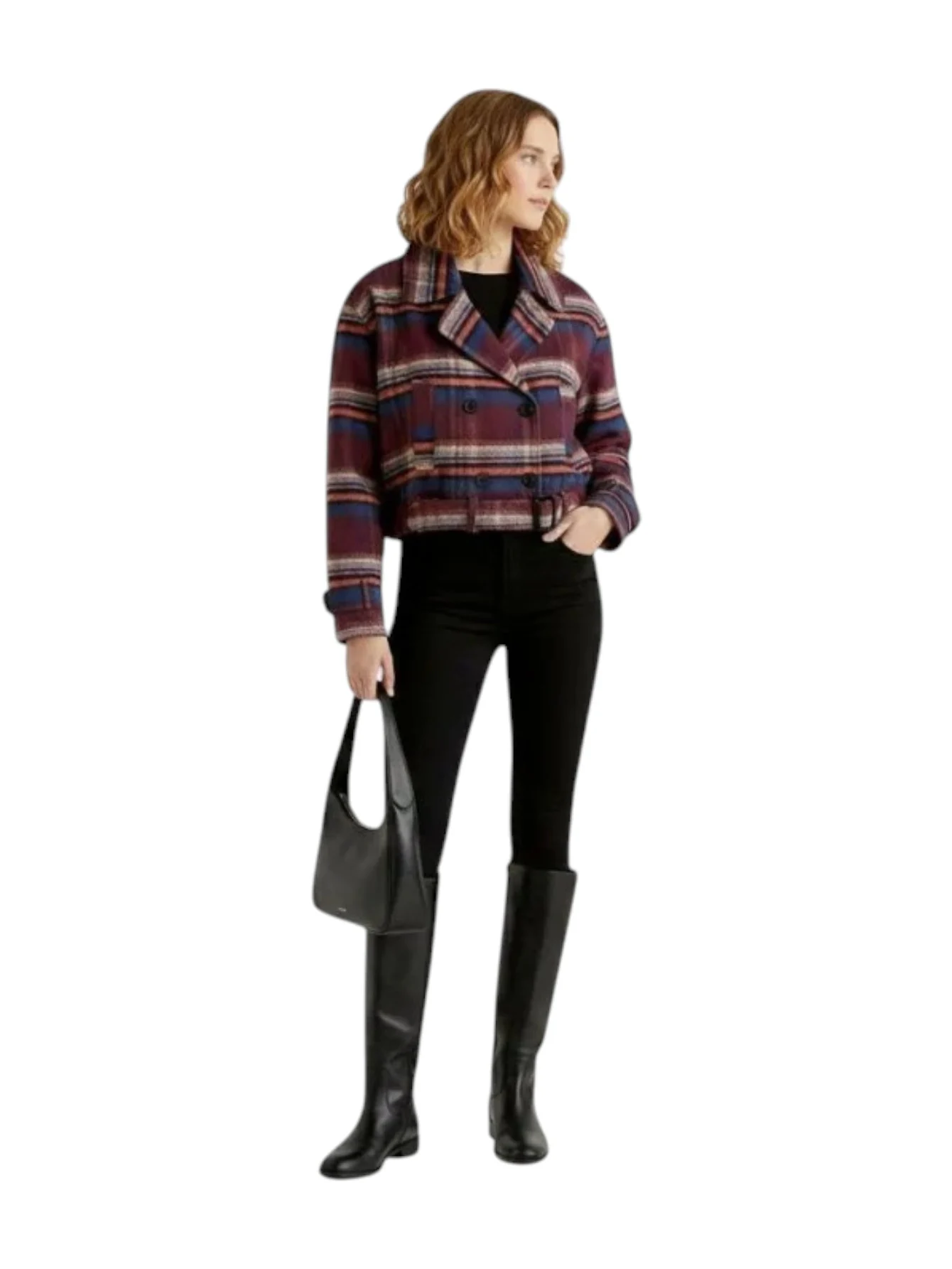 Wool Heavy Belted Jacket