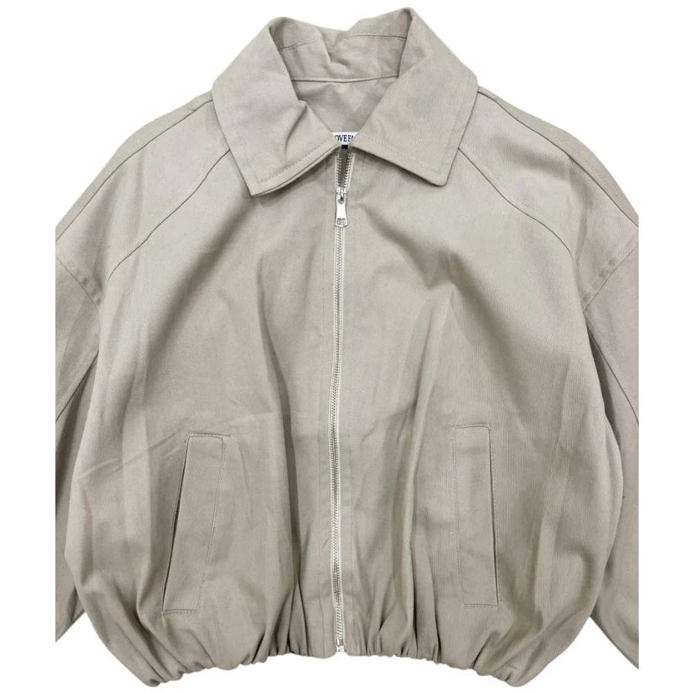 Cropped Heavy Jacket - Image 3