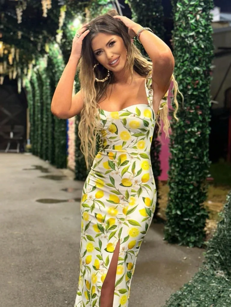 Vacation Lemon Print Dress